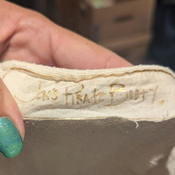 Jen's Pirate Booty SZ S Cream Romper Doubles Gauze Cotton - Picture 7 of 10